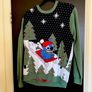 Box lunch stitch Christmas sweater